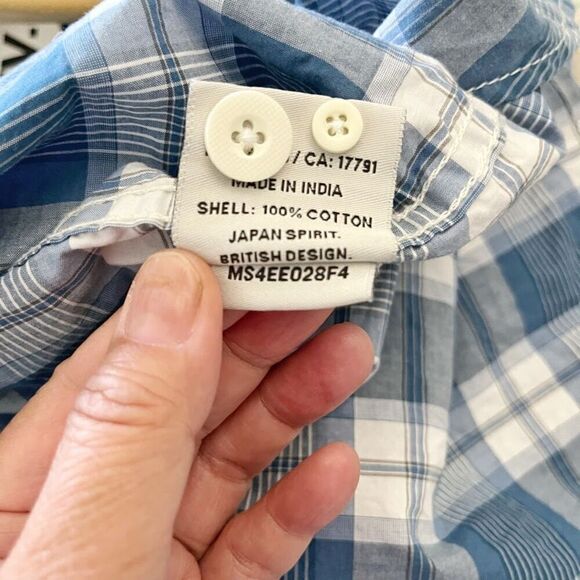 Superdry NWT Western Cowboy Country Farmer Cotton Check Collared Button Shirt - Picture 3 of 16